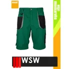 WSW FORMEN GREEN technikai kevertszálas rövid munkanadrág - munkaruha
