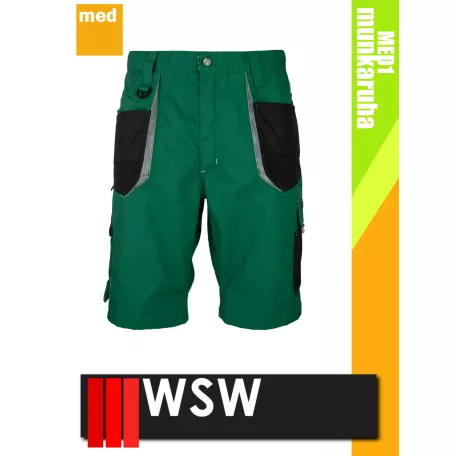 WSW FORMEN GREEN technikai kevertszálas rövid munkanadrág - munkaruha