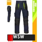 WSW FORMEN NAVYYELLOW technikai kevertszálas derekas munkanadrág - munkaruha