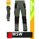 WSW FORMEN OLIVE technikai kevertszálas derekas munkanadrág - munkaruha