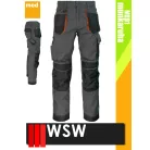 WSW FORMEN ANTHRACITEORANGE technikai kevertszálas derekas munkanadrág - munkaruha