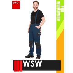 WSW NIAGARA MIDNIGHTORANGE technikai kevertszálas kantáros prémium munkanadrág - munkaruha   WSW NIAGARA MIDNIGHTORANGE technikai kevertszálas kantáros prémium munkanadrág - munkaruha