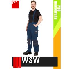 WSW NIAGARA MIDNIGHTBLUE technikai kevertszálas kantáros prémium munkanadrág - munkaruha   WSW NIAGARA MIDNIGHTBLUE technikai kevertszálas kantáros prémium munkanadrág - munkaruha