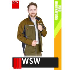  WSW NIAGARA OLIVE technikai kevertszálas prémium munkakabát - munkaruha