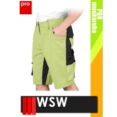 WSW NIAGARA LIME technikai kevertszálas rövid prémium munkanadrág - munkaruha
