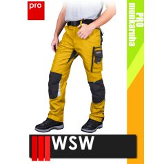 WSW NIAGARA YELLOW technikai kevertszálas derekas prémium munkanadrág - munkaruha