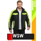 WSW TANZO BLACKHV technikai kevertszálas téli bélelt munkakabát - munkaruha