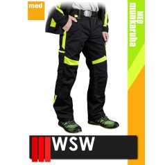   WSW ABANICO BLACKHV technikai kevertszálas derekas téli bélelt munkanadrág - munkaruha