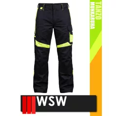   WSW TANZO BLACKHV technikai kevertszálas derekas téli bélelt munkanadrág - munkaruha