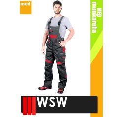   WSW ABANICO GREYRED technikai kevertszálas kantáros munkanadrág - munkaruha