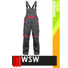   WSW TANZO GREYRED technikai kevertszálas kantáros munkanadrág - munkaruha