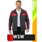 WSW TANZO GREYRED technikai kevertszálas munkakabát - munkaruha