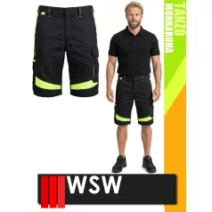   WSW TANZO BLACKHV technikai kevertszálas rövid munkanadrág - munkaruha