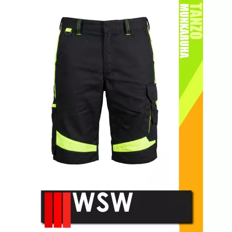 WSW TANZO BLACKHV technikai kevertszálas rövid munkanadrág - munkaruha