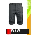 WSW TANZO GREY technikai kevertszálas rövid munkanadrág - munkaruha