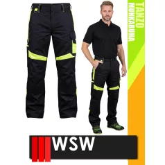   WSW TANZO BLACKHV technikai kevertszálas derekas munkanadrág - munkaruha