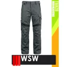WSW TANZO GREY technikai kevertszálas derekas munkanadrág - munkaruha