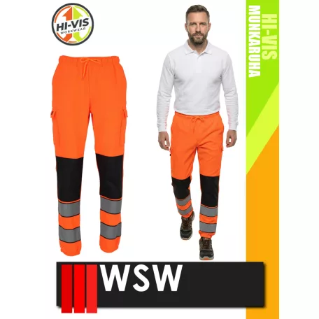 WSW ORANGE LUMIS technikai stretch jogger deréknadrág - munkaruha