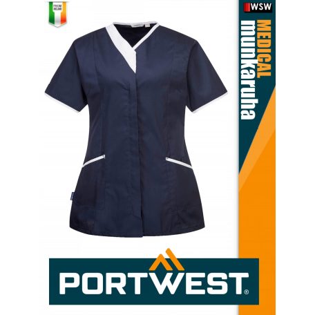 Portwest MEDICAL NAVY MODERN női tunika köpeny - munkaruha