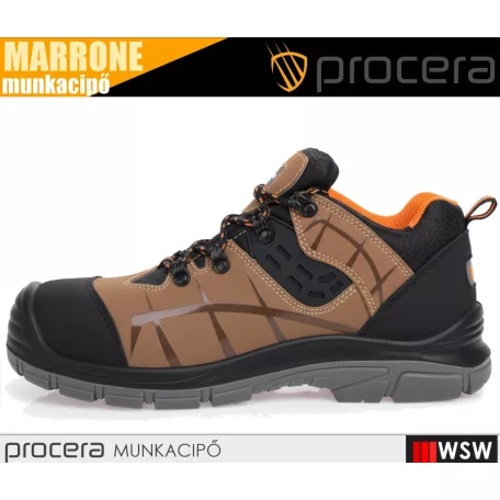 Procera MARRONE S3 technikai fémbetétes munkacipő - munkabakancs