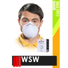   WSW MAS FFP2 WHITE univerzális maszk 20 db/doboz - védőfelszerelés
