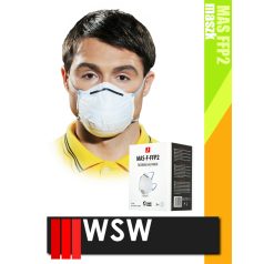   WSW MAS FFP2 WHITE univerzális maszk 20 db/doboz - védőfelszerelés