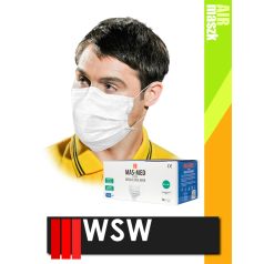   WSW MED WHITE univerzális maszk 50 db/doboz - védőfelszerelés