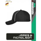 James & Nicholson SOLID BLACK technikai baseball sapka - munkaruha