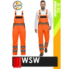   WSW ORANGE MILLING technikai bélelt kantáros deréknadrág - munkaruha