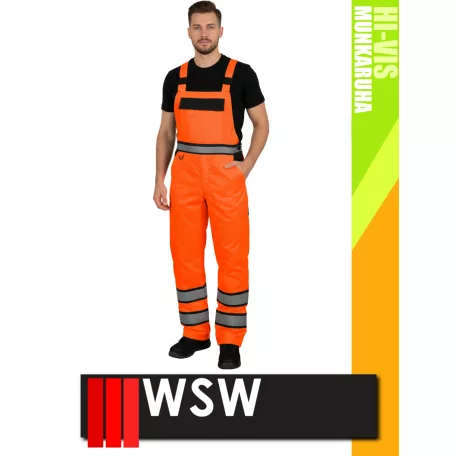 WSW ORANGE MILLING technikai bélelt kantáros deréknadrág - munkaruha