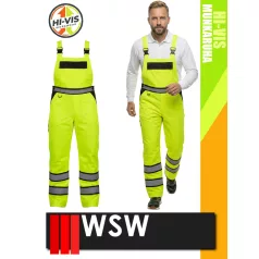   WSW YELLOW MILLING technikai bélelt kantáros deréknadrág - munkaruha