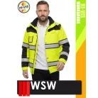 WSW YELLOW MILLING technikai bélelt láthatósági télikabát - munkaruha