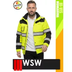   WSW YELLOW MILLING technikai bélelt láthatósági télikabát - munkaruha
