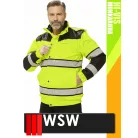 WSW YELLOW MILLING technikai bélelt láthatósági télikabát - munkaruha