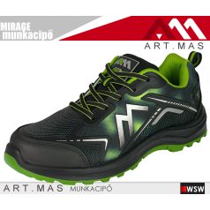 Artmas MIRAGE GREEN S1 technikai fémbetétes munkacipő - munkabakancs   Artmas MIRAGE GREEN S1 technikai fémbetétes munkacipő - munkabakancs