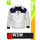 WSW SIETE WHITE technikai kevertszálas munkakabát - munkaruha
