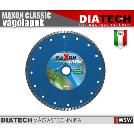 Diatech MAXON CLASSIC turbós vágótárcsa - 125x22,2x7 mm - tartozék