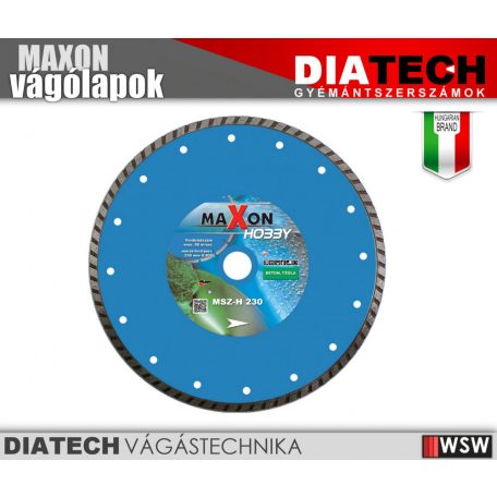 Diatech MAXON HOBBY turbó vágótárcsa - 125x22,2x7 mm - tartozék