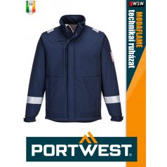   Portwest MODAFLAME NAVY technikai ív és lángálló softshell kabát - munkaruha