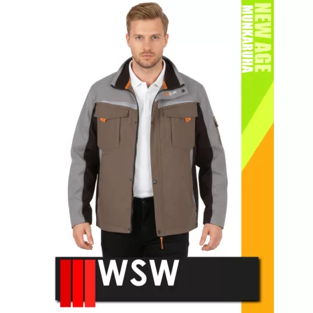 WSW NEW AGE BEIGE technikai kevertszálas prémium munkakabát - munkaruha