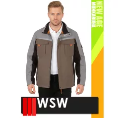   WSW NEW AGE BEIGE technikai kevertszálas prémium munkakabát - munkaruha
