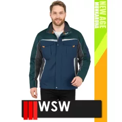   WSW NEW AGE MIDNIGHTORANGE technikai kevertszálas prémium munkakabát - munkaruha