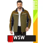 WSW NEW AGE OLIVE technikai kevertszálas prémium munkakabát - munkaruha