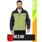 WSW NEW AGE LIME technikai kevertszálas prémium munkakabát - munkaruha