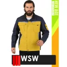 WSW NEW AGE YELLOW technikai kevertszálas prémium munkakabát - munkaruha