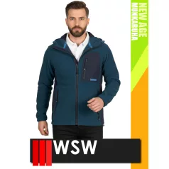   WSW NEW AGE MIDNIGHTBLUE technikai polár softshell prémium pulóver - munkaruha