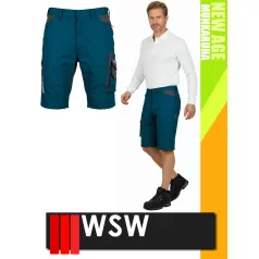   WSW NEW AGE MIDNIGHTORANGE technikai kevertszálas rövid prémium munkanadrág - munkaruha