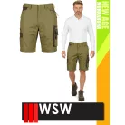 WSW NEW AGE OLIVEB technikai kevertszálas rövid prémium munkanadrág - munkaruha