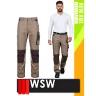 WSW NEW AGE BEIGE technikai kevertszálas derekas prémium munkanadrág - munkaruha
