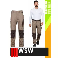   WSW NEW AGE BEIGE technikai kevertszálas derekas prémium munkanadrág - munkaruha